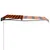 Produktbild 3 för Infällbar markis med vindsensor & LED 400x300 cm orange & brun