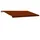 Infällbar markis med vindsensor & LED 600x300 cm orange & brun
