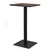 Produktbild 5 för Bistrobord mörk ask 60x60x107 cm