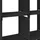 Hylla med 5 kuber svart 103x30x72,5 cm tyg