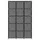 Hylla med 15 kuber med lådor grå 103x30x175,5 cm tyg