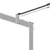 Produktbild 6 för Duschvägg med helfrostat ESG-glas 115x195 cm