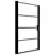 Produktbild 2 för Duschdörr härdat glas frostat 81x195 cm svart