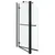 Produktbild 4 för Duschvägg fällbar ESG 120x68x130 cm svart