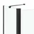 Produktbild 5 för Duschvägg fällbar ESG 120x68x130 cm svart
