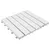 Produktbild 3 för Trall 10 st vit 30x30 cm massivt akaciaträ