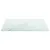 Produktbild 3 för Bordsskiva vit 30x30 cm 6 mm härdat glas med marmortextur