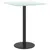 Produktbild 4 för Bordsskiva vit 30x30 cm 6 mm härdat glas med marmortextur