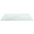 Produktbild 3 för Bordsskiva vit 40x40 cm 6 mm härdat glas med marmortextur