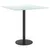 Produktbild 4 för Bordsskiva vit 40x40 cm 6 mm härdat glas med marmortextur