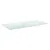 Produktbild 2 för Bordsskiva vit 100x50 cm 6 mm härdat glas med marmortextur