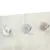 Produktbild 3 för Väggmonterad klädhängare 40x25 cm härdat glas sten