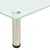 Produktbild 4 för TV-bänk frostad 40x35x17 cm härdat glas