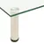 Produktbild 4 för TV-bänk transparent 60x35x17 cm härdat glas
