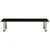 Produktbild 2 för TV-bänk svart 80x35x17 cm härdat glas