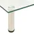 Produktbild 4 för TV-bänk transparent 80x35x17 cm härdat glas