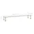Produktbild 5 för TV-bänk transparent 120x35x17 cm härdat glas