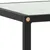 Produktbild 5 för Tv-bänk svart med vit marmor glas 120x40x40 cm