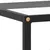 Produktbild 5 för Tv-bänk svart med härdat glas 140x40x40 cm