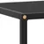 Produktbild 5 för Tv-bänk svart med svart glas 140x40x40 cm