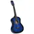 Produktbild 2 för Gitarr för nybörjare med fodral klassisk blå 3/4 36"
