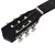 Produktbild 5 för Gitarr för nybörjare med fodral klassisk svart 3/4 36"