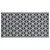 Produktbild 3 för Utomhusmatta svart 80x150 cm PP