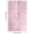 Produktbild 6 för Utomhusmatta rosa 190x290 cm PP