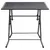 Produktbild 2 för vidaXl Hopfälbart meshbord 80x80x72 cm stål antracit
