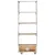 Produktbild 3 för Bokhylla 56x28x163 cm massivt grovt mangoträ