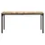 Produktbild 2 för Matbord 160x80x76 cm grovt mangoträ