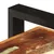 Produktbild 5 för Skänk med 3 hyllor 120x40x75 cm massivt återvunnet trä