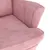 Produktbild 6 för Fåtölj rosa sammet