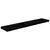 Produktbild 4 för Svävande vägghyllor 4 st svart högglans 120x23,5x3,8 cm MDF