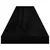 Produktbild 6 för Svävande vägghyllor 4 st svart högglans 120x23,5x3,8 cm MDF