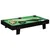 Produktbild för Biljardbord mini 3 feet 92x52x19 cm svart och grön