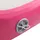 Uppblåsbar gymnastikmatta med pump 60x100x15 cm PVC rosa