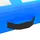 Uppblåsbar gymnastikmatta med pump 700x100x15 cm PVC blå