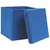Produktbild 3 för Förvaringslådor med lock 10 st 28x28x28 cm blå