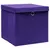 Produktbild 2 för Förvaringslådor med lock 4 st 28x28x28 cm lila