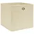 Produktbild 2 för Förvaringslådor 4 st non-woven tyg 28x28x28 cm gräddvit
