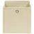 Produktbild 3 för Förvaringslådor 4 st non-woven tyg 28x28x28 cm gräddvit