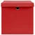 Produktbild 5 för Förvaringslådor med lock 10 st 28x28x28 cm röd
