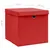 Produktbild 7 för Förvaringslådor med lock 10 st 28x28x28 cm röd
