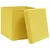 Produktbild 3 för Förvaringslådor med lock 10 st 28x28x28 cm gul