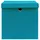 Förvaringslådor med lock 10 st 28x28x28 cm babyblå
