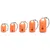 Produktbild 8 för Vattentät packpåse orange 5 L PVC 