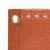 Produktbild 3 för Balkongskärm orange 75x400 cm HDPE