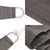Produktbild 6 för Solsegel 160 g/m² antracit 6x8 m HDPE