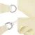 Produktbild 5 för Solsegel 160 g/m² gräddvit 2,5x3 m HDPE